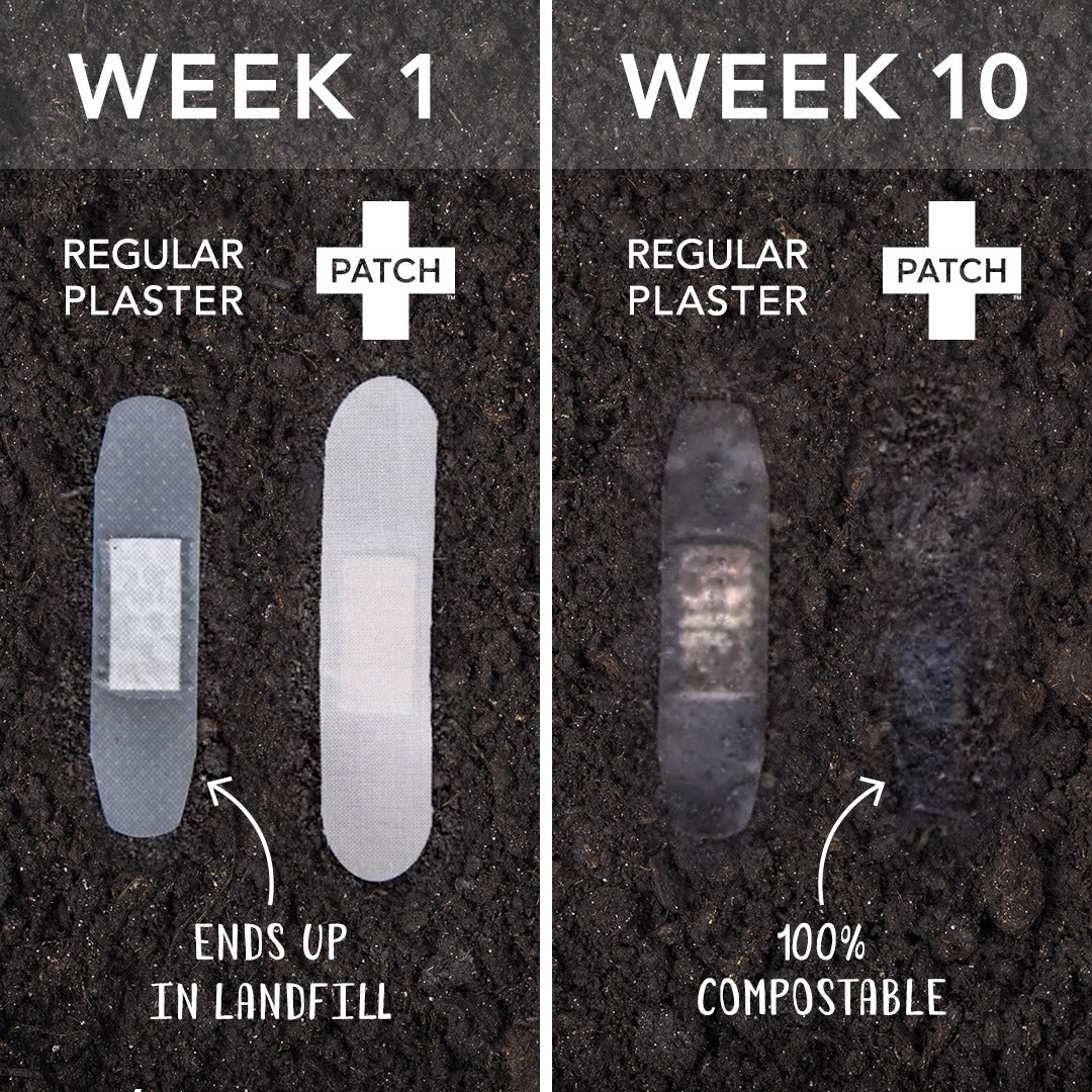 Bamboo Plasters - Kids Coconut Oil 4 Pk - Little Reef and Friends