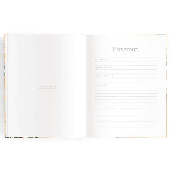 Baby, Birth To 6 Years Journal - Floral - Little Reef and Friends