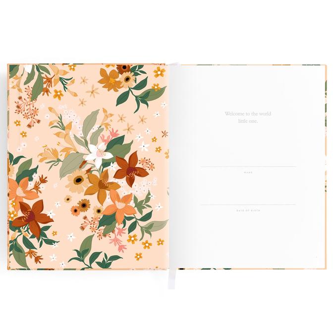 Baby, Birth To 6 Years Journal - Floral - Little Reef and Friends