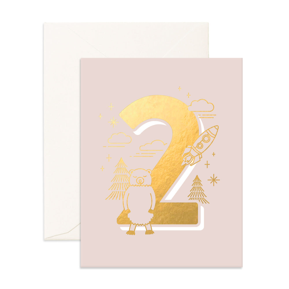 No. 2 Greeting Card - Animals - Little Reef and Friends