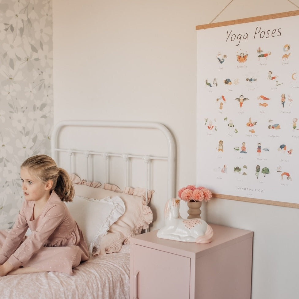 Wall Print - Yoga Poses - Little Reef and Friends