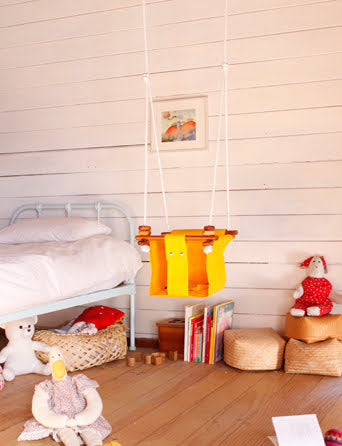 Baby & Toddler Swing - Kowhai Yellow - Little Reef and Friends