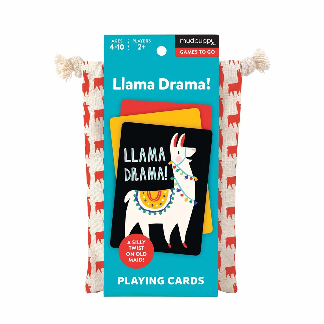 Llama Drama! Playing Cards to Go - Little Reef and Friends