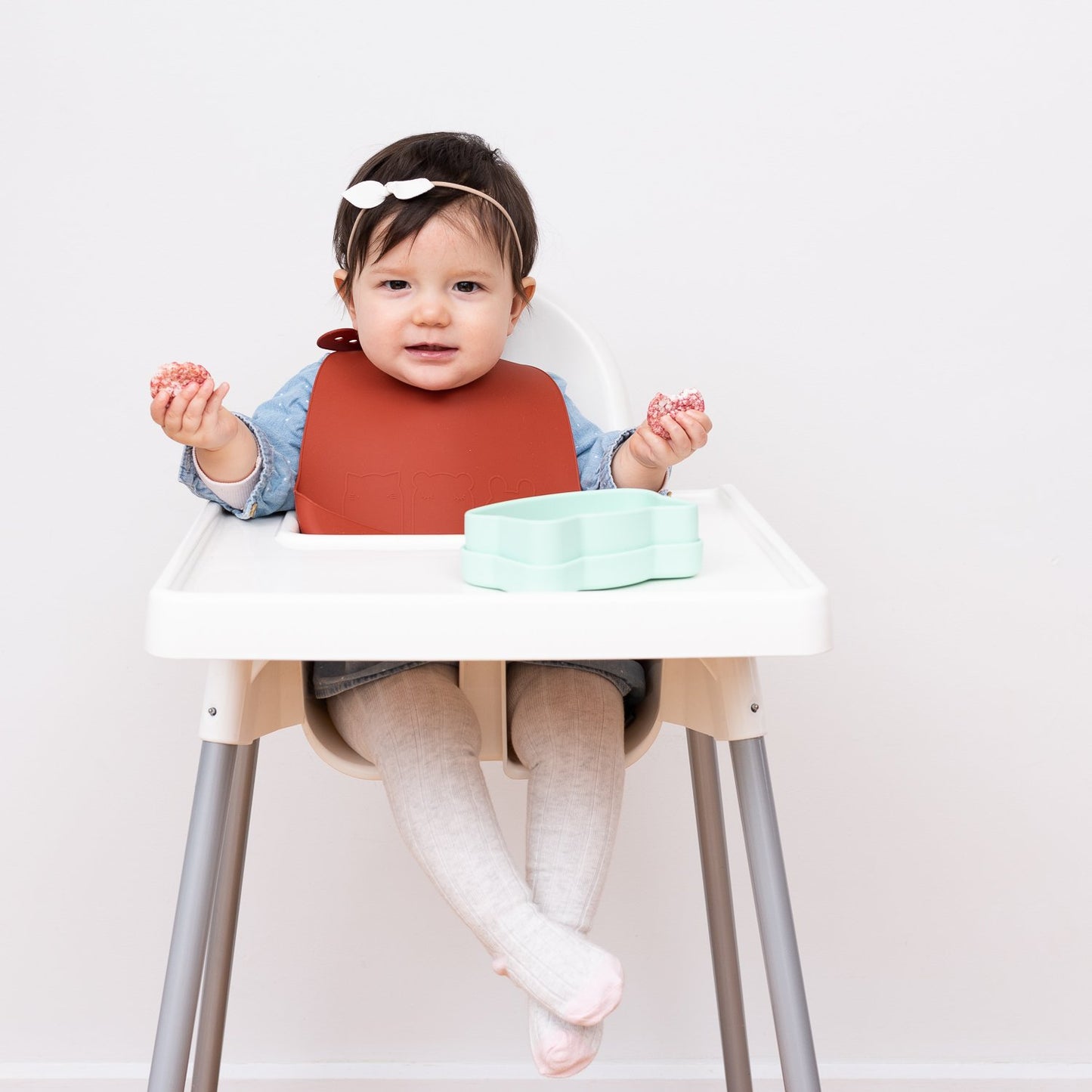 Catchie Bibs 2 Pk - Rust/ Beige - Little Reef and Friends