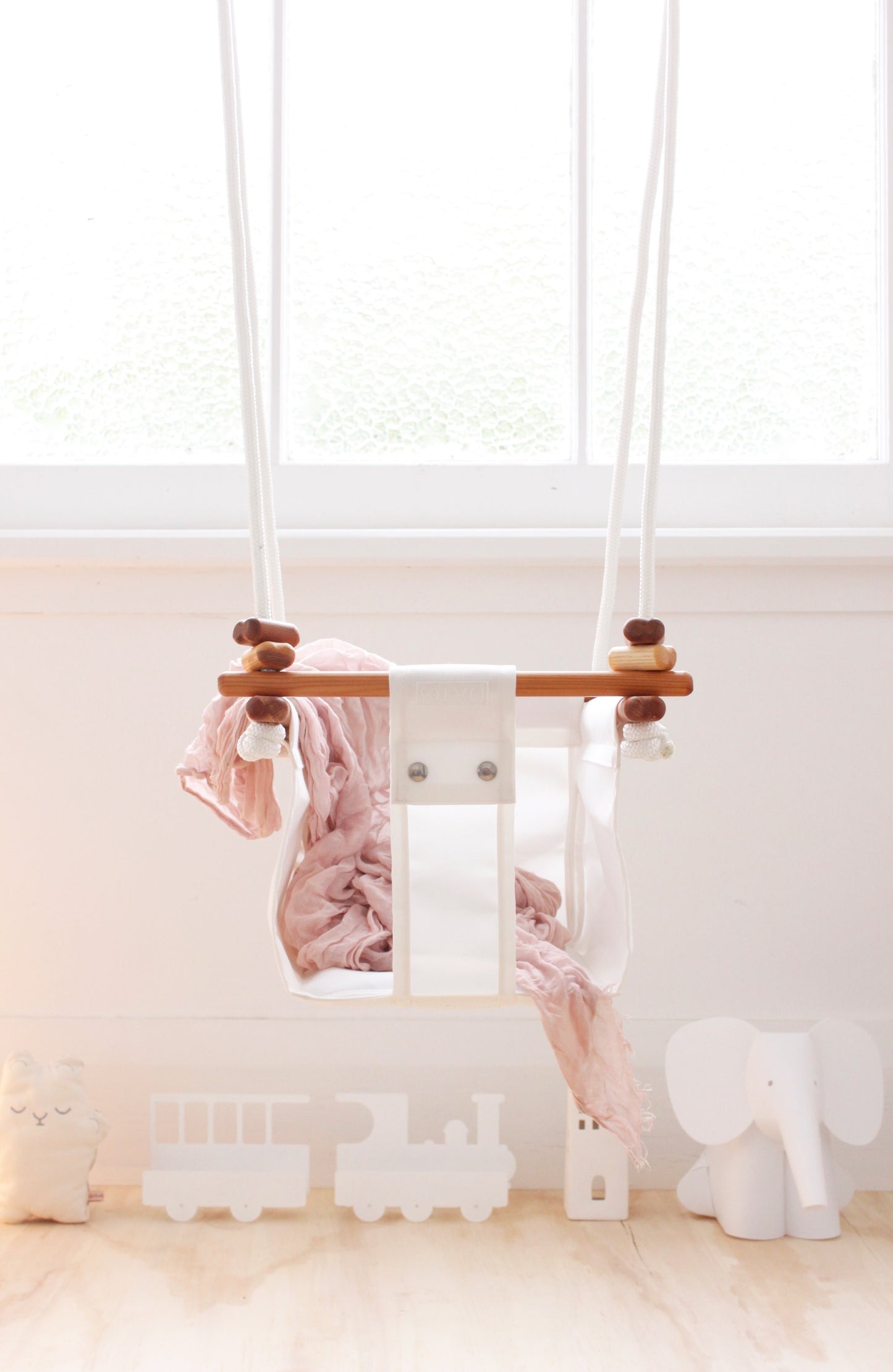 Baby & Toddler Swing - Merino White - Little Reef and Friends