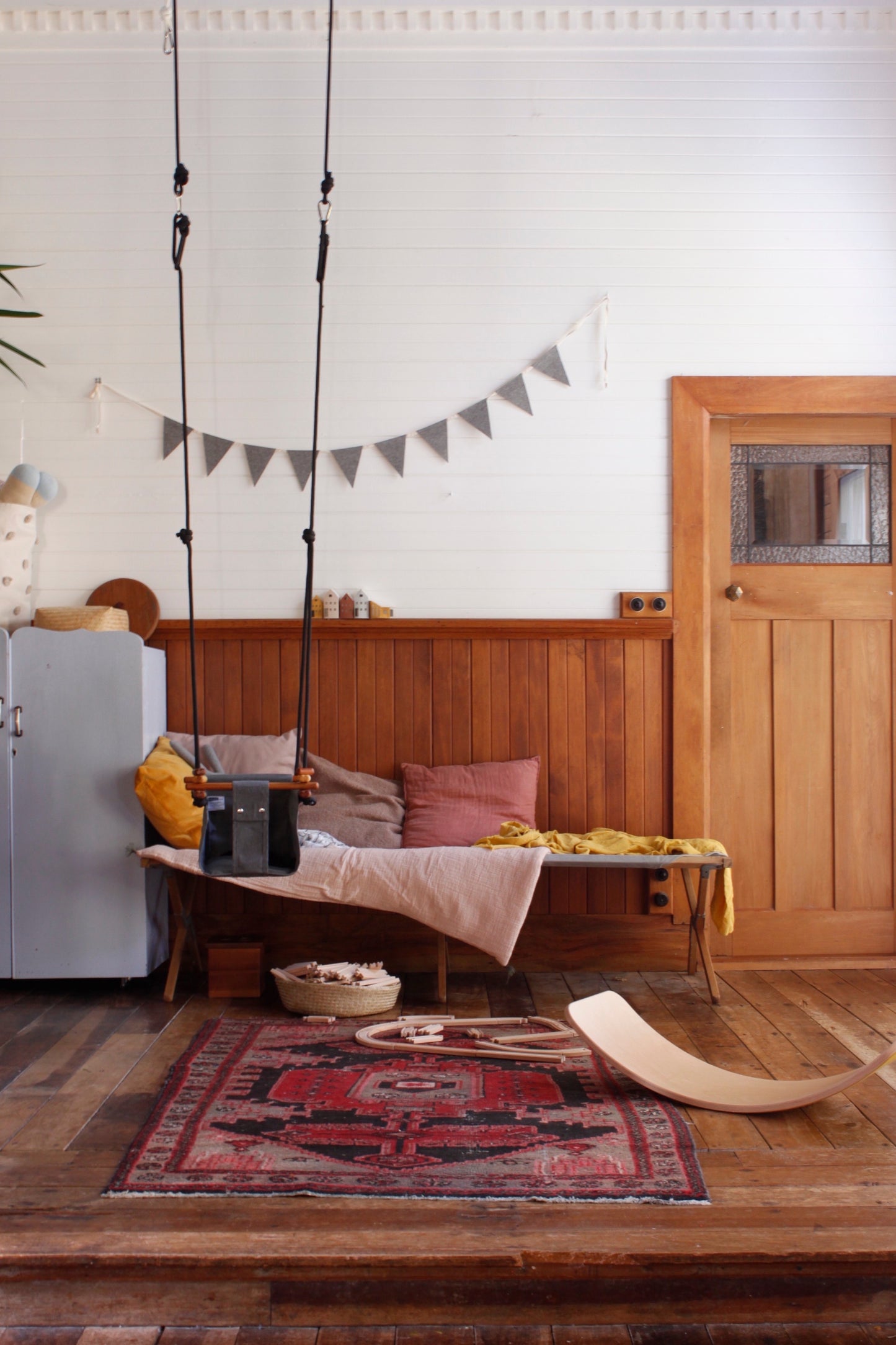 Baby & Toddler Swing - Smokey Grey - Little Reef and Friends