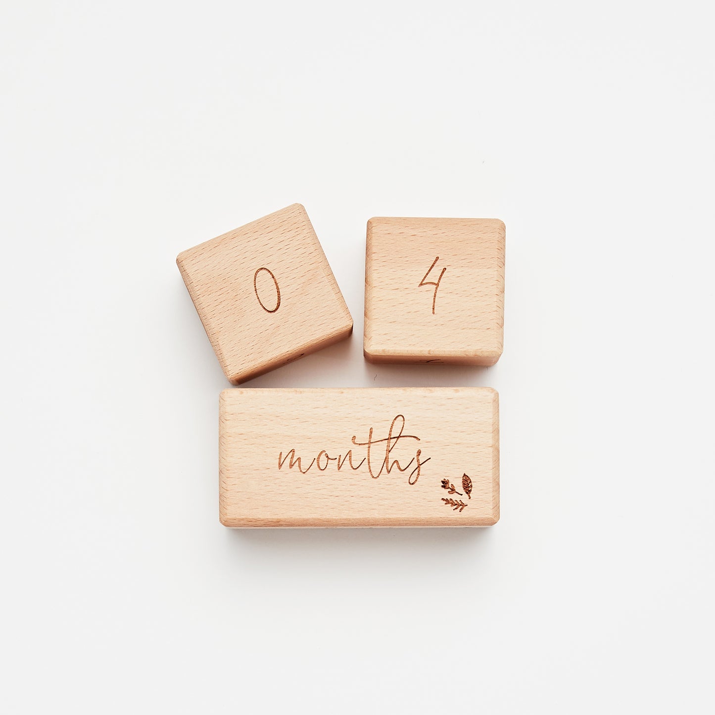 Wooden Milestone Block Set - Little Reef and Friends