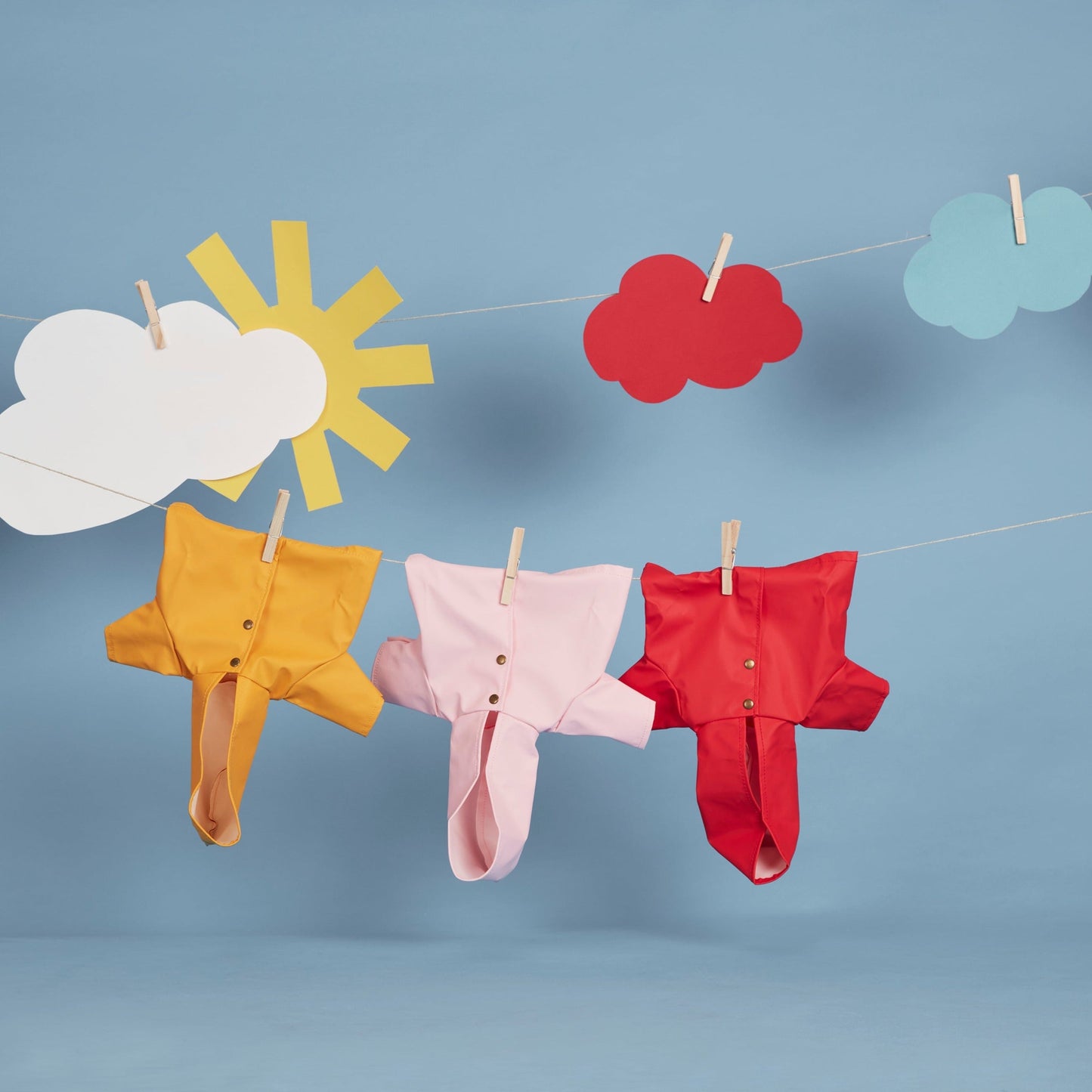 Dinkum Doll Rainy Play Set - Yellow - Little Reef and Friends