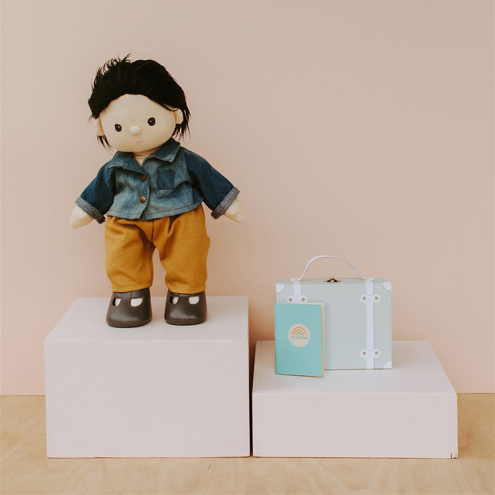 Dinkum Doll Travel Tog - Sage - Little Reef and Friends