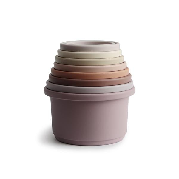 Stacking Cups Toy - Petal - Little Reef and Friends