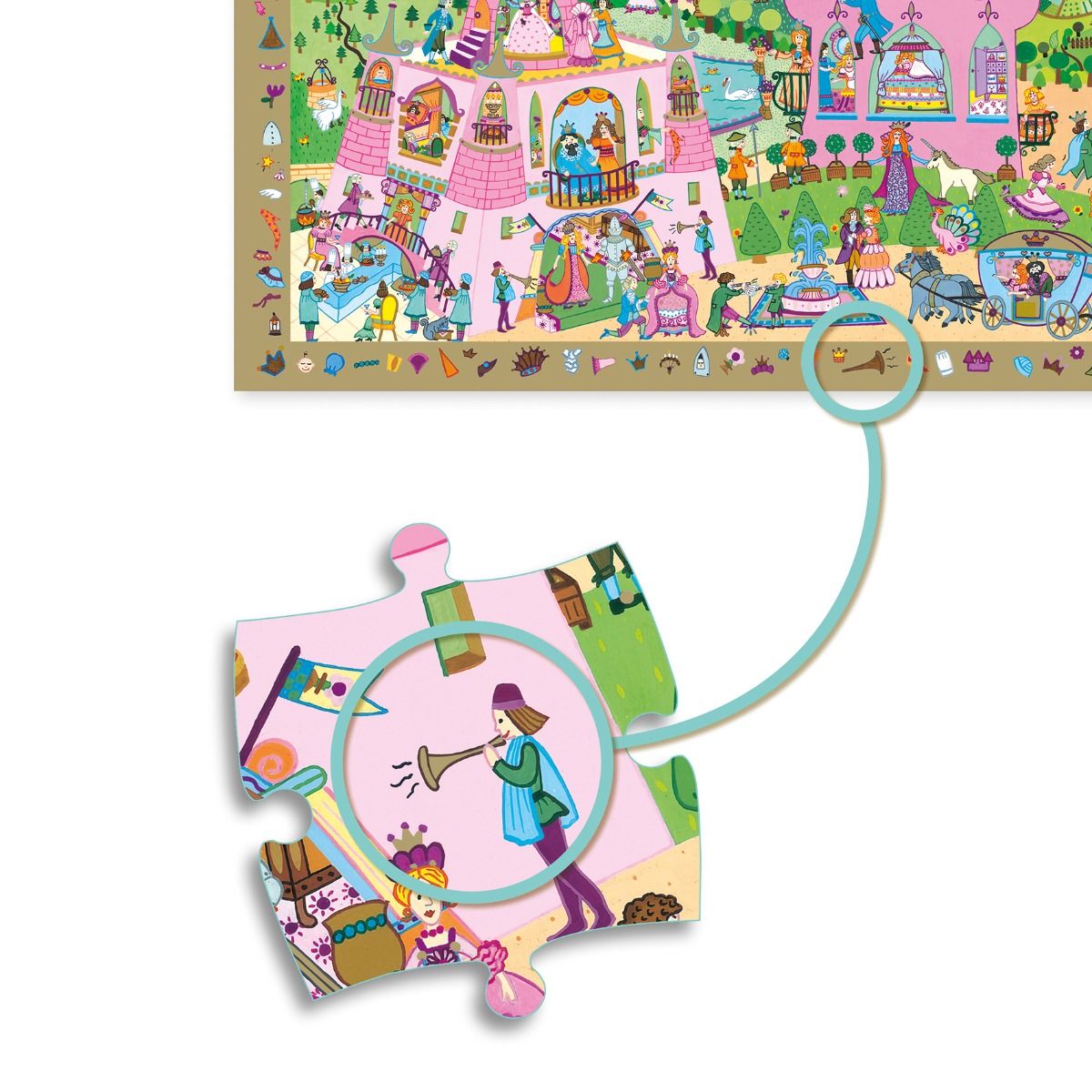 Princess Observation Puzzle 54pc - Little Reef and Friends