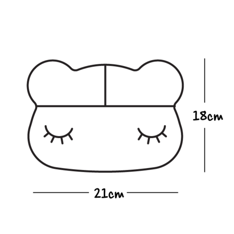 Bear Stickie Plate - Rust - Little Reef and Friends