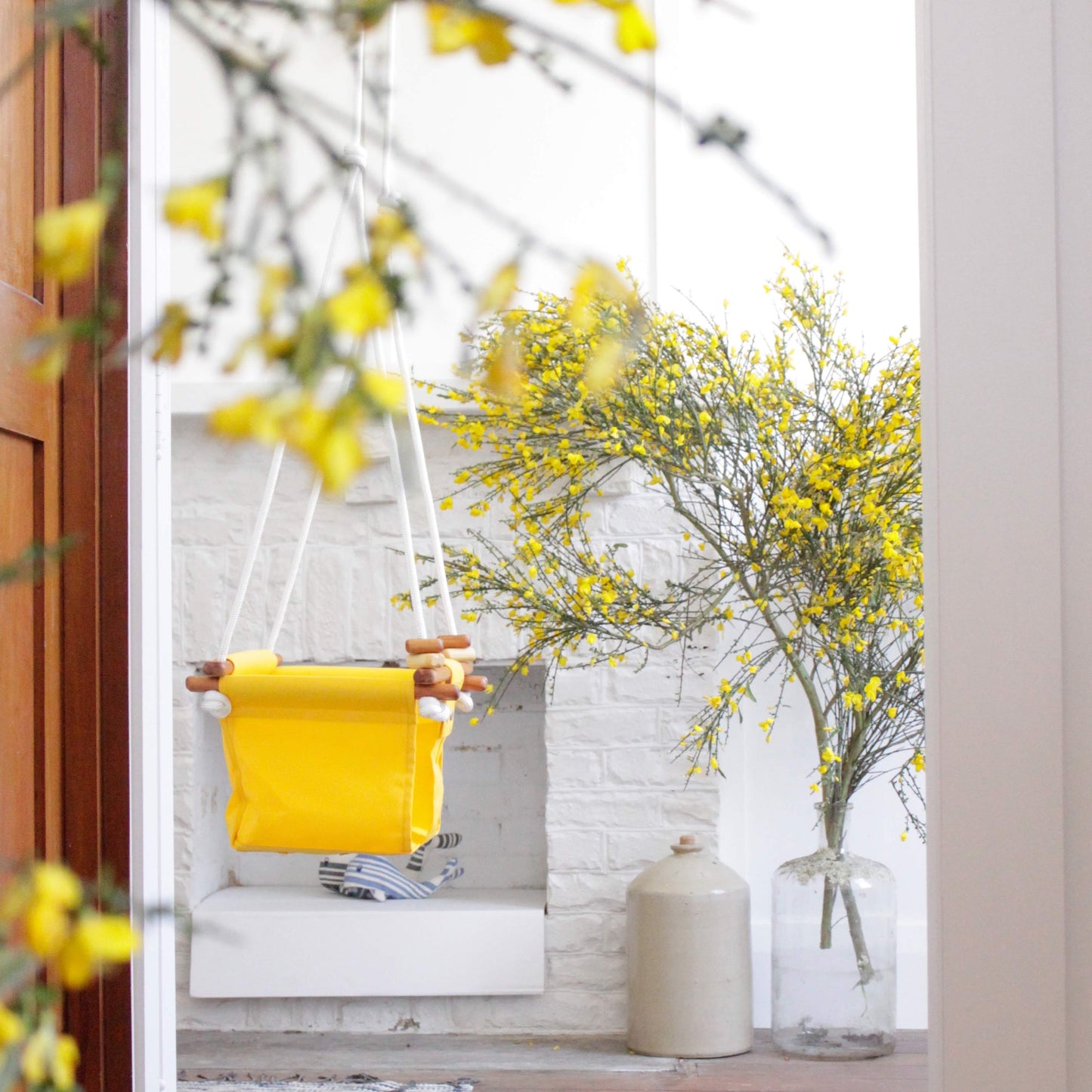 Baby & Toddler Swing - Kowhai Yellow - Little Reef and Friends