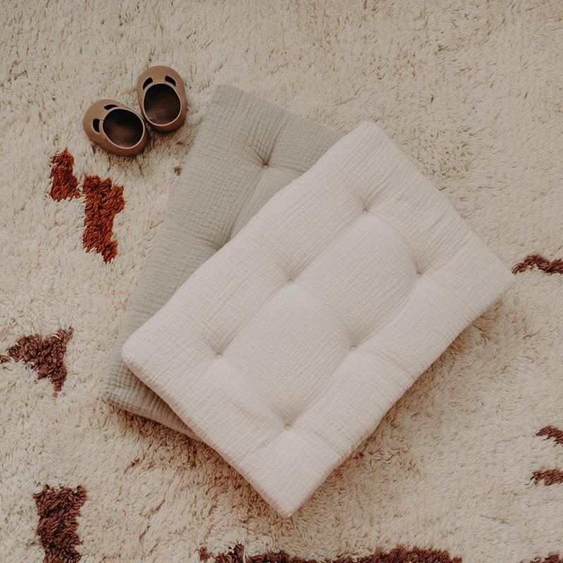 Strolley Organic Cotton Mattress - Oat - Little Reef and Friends