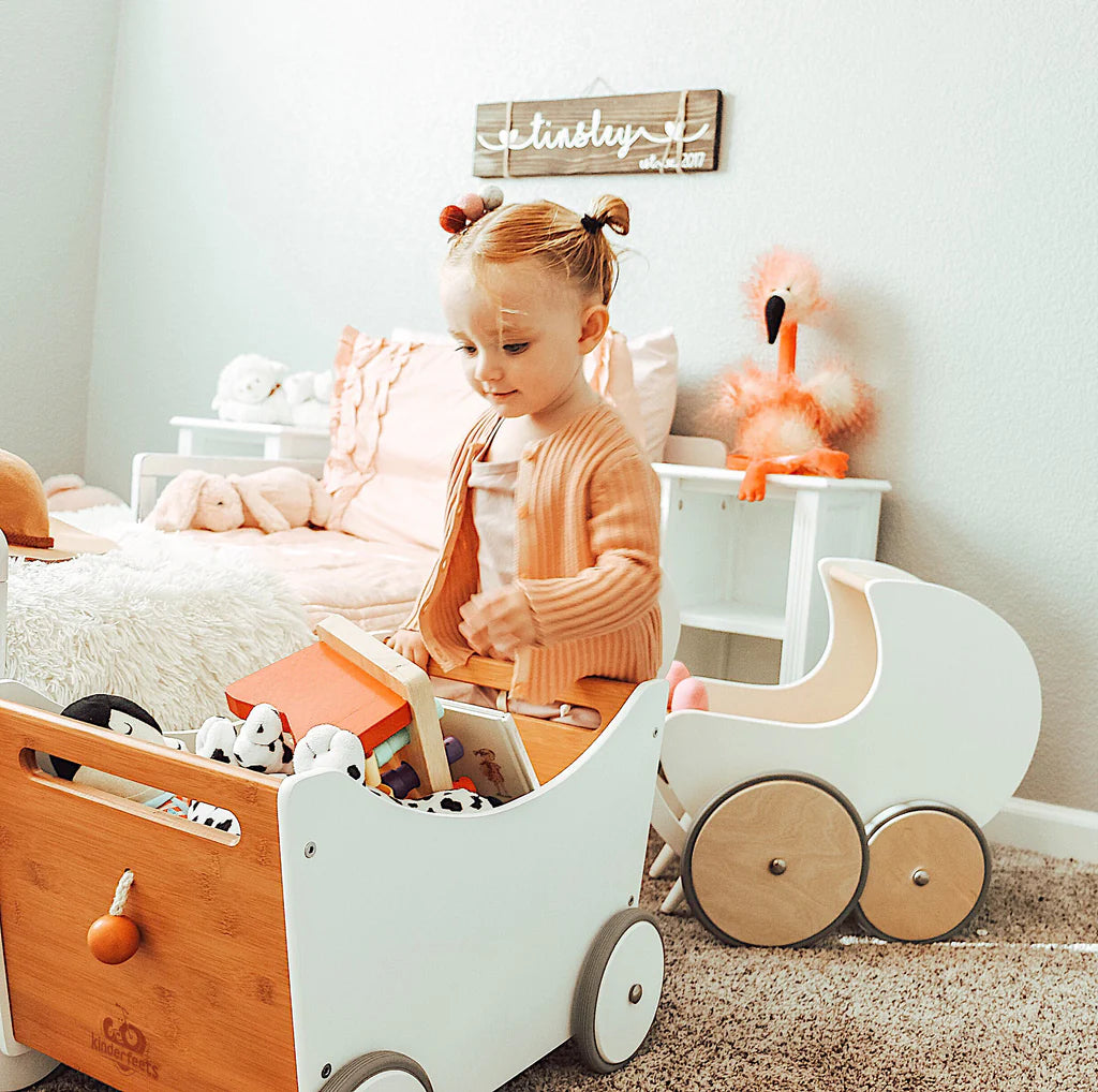 Toy Box Walker - White - Little Reef and Friends