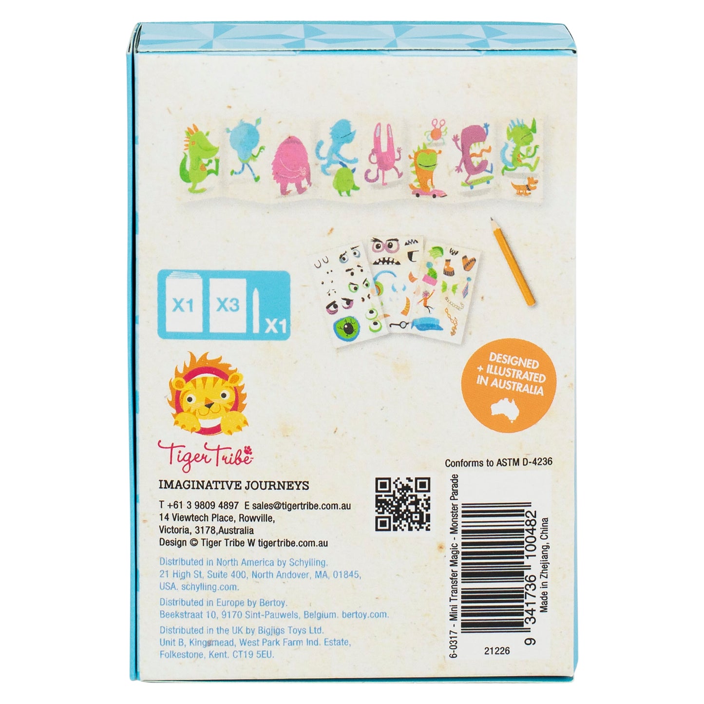 Mini Transfer Magic - Monster Parade - Little Reef and Friends