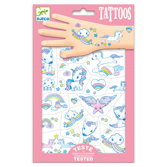 Temporary Tattoos - Glitter Unicorns - Little Reef and Friends