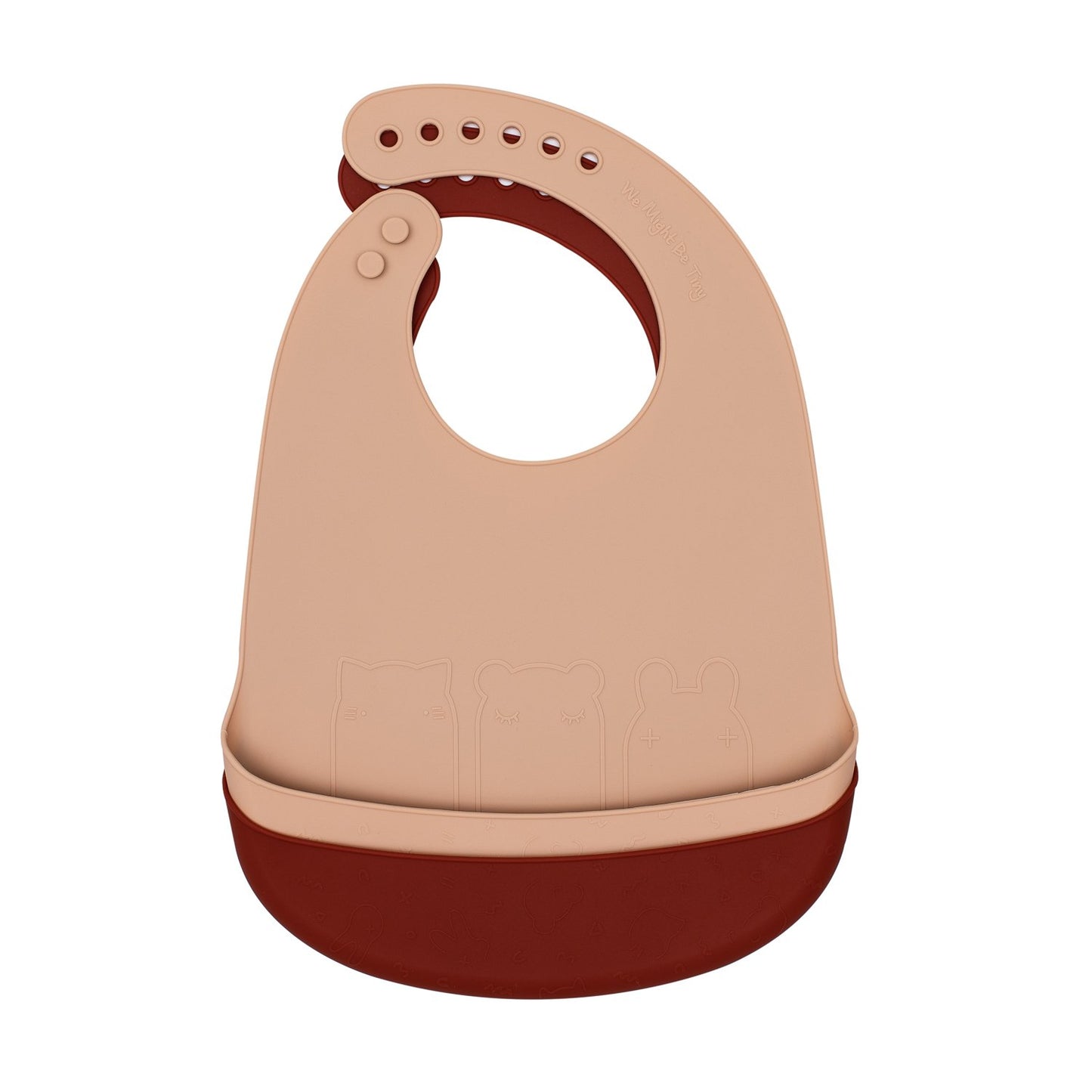Catchie Bibs 2 Pk - Rust/ Beige - Little Reef and Friends