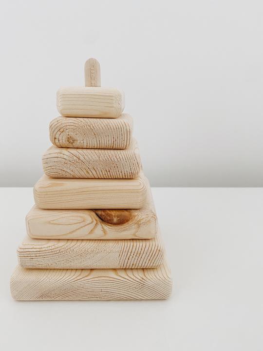 Wooden Stacking Tower - Little Reef and Friends