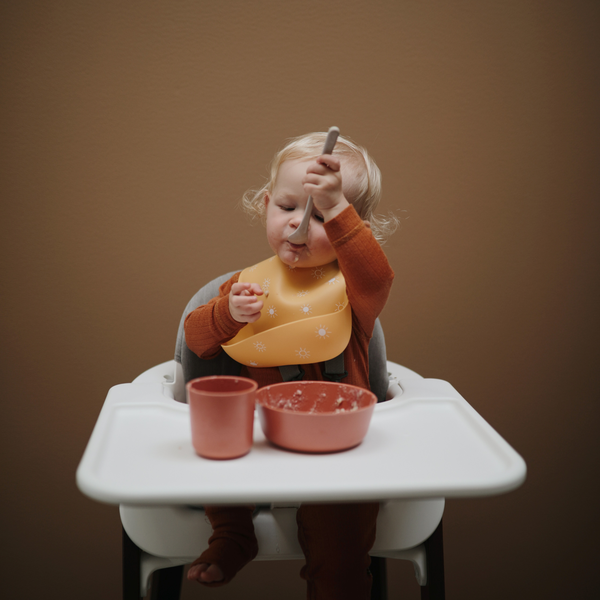 Silicone Baby Bib - Sun - Little Reef and Friends