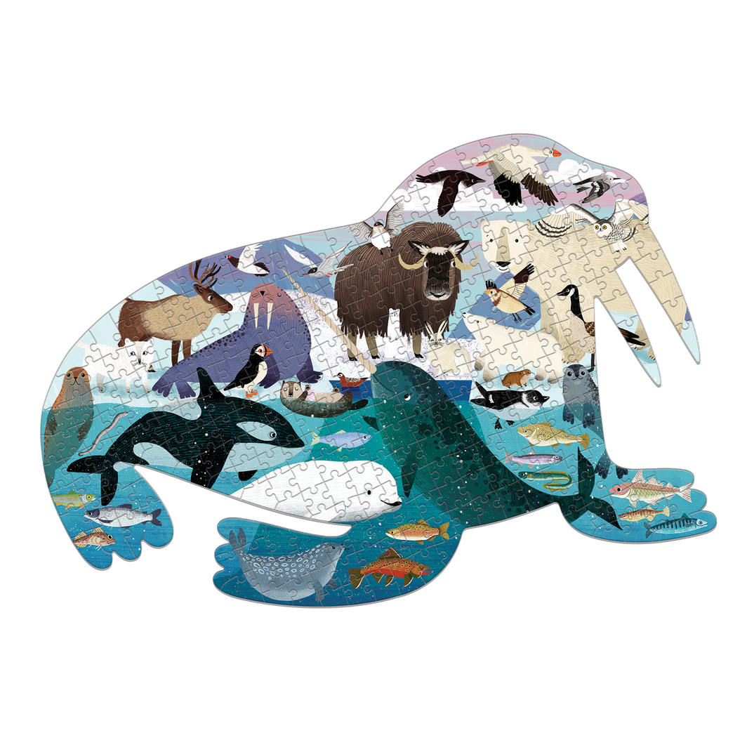 Arctic Life Shaped Puzzle 300pc - Little Reef and Friends