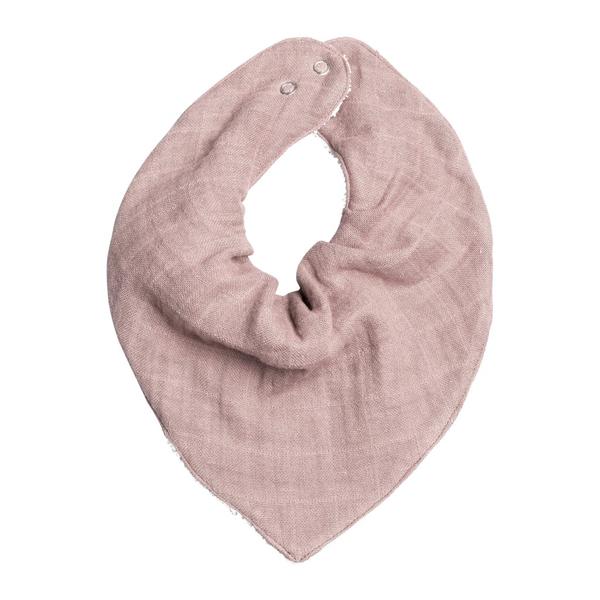Organic Bandana Bib - Mauve - Little Reef and Friends