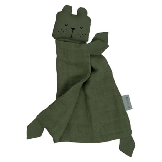 Animal Bear Cuddle Comforter - Olive - Little Reef and Friends