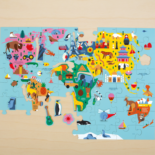 Map of the World 78pc - Little Reef and Friends
