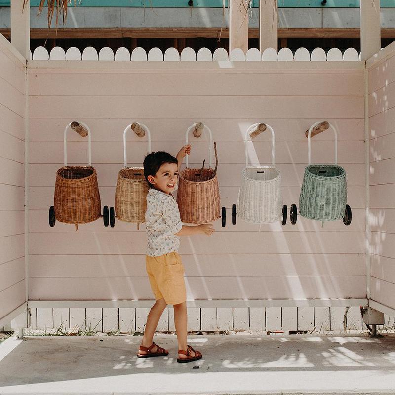 Original Rattan Luggy - Rose - Little Reef and Friends