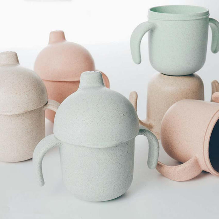 Wheat Straw Sippy Cup - Oat - Little Reef and Friends