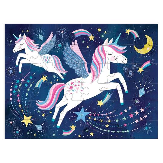 Unicorn Magic Puzzle to Go 36pc - Little Reef and Friends