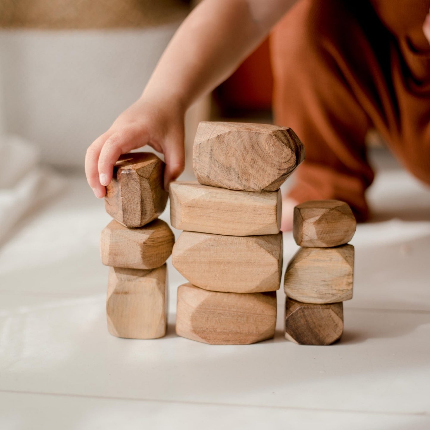 Wooden Stacking Gems - Little Reef and Friends