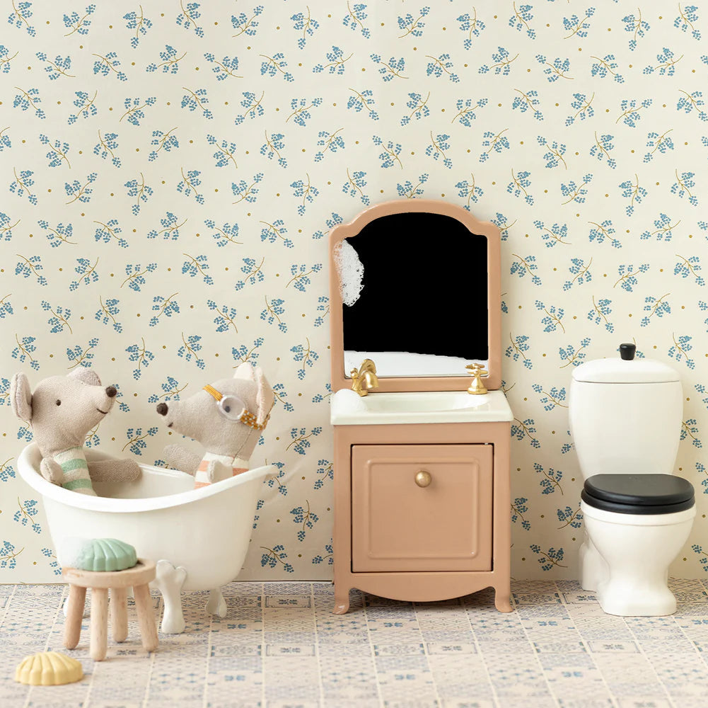 Maileg Sink Dresser & Mirror | Mouse - Powder - Little Reef and Friends