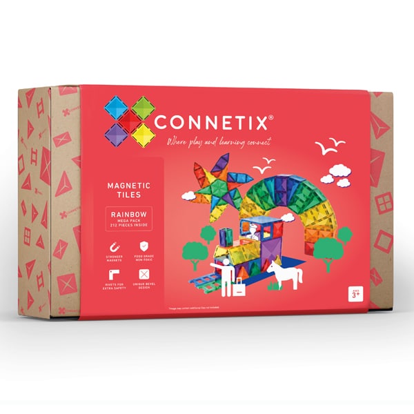 Connetix 212 Mega Pack - Rainbow - Little Reef and Friends