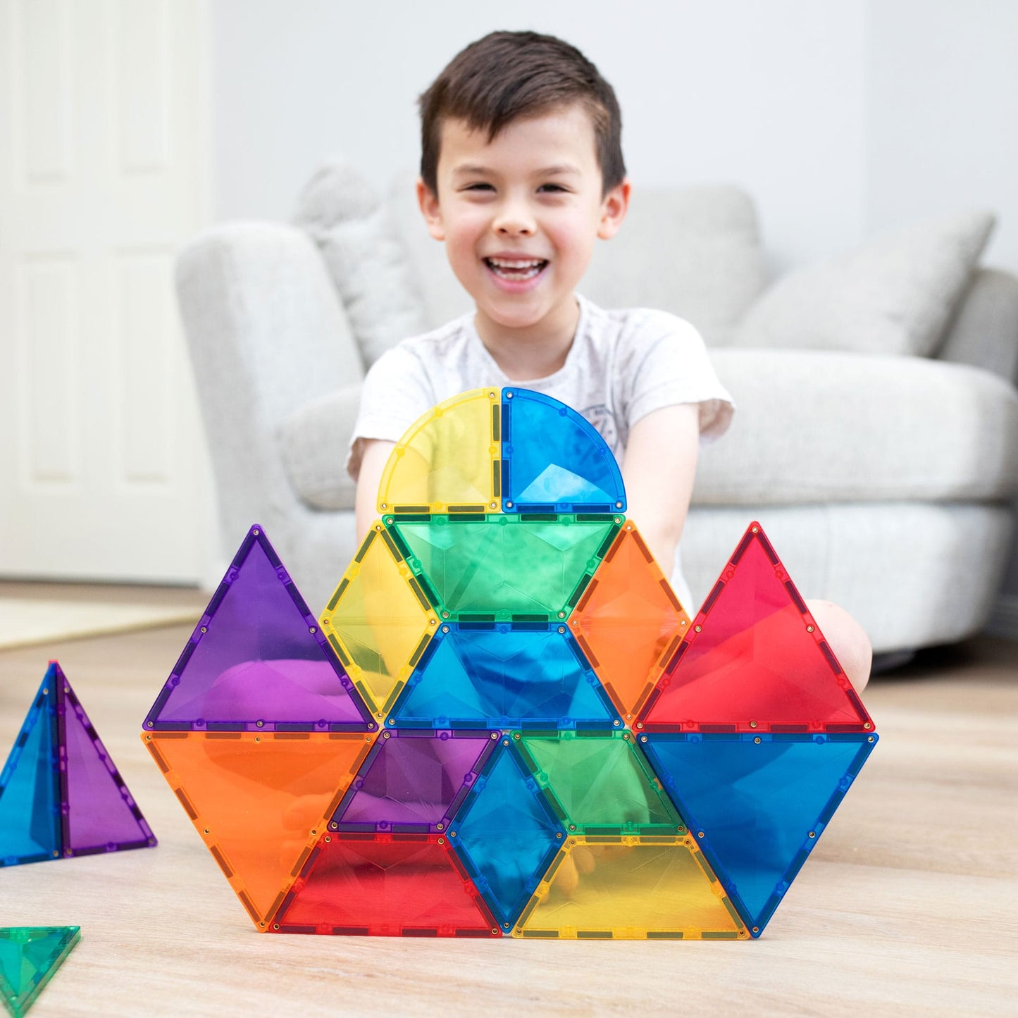 Connetix 36 Piece Shape Expansion Pack - Rainbow - Little Reef and Friends