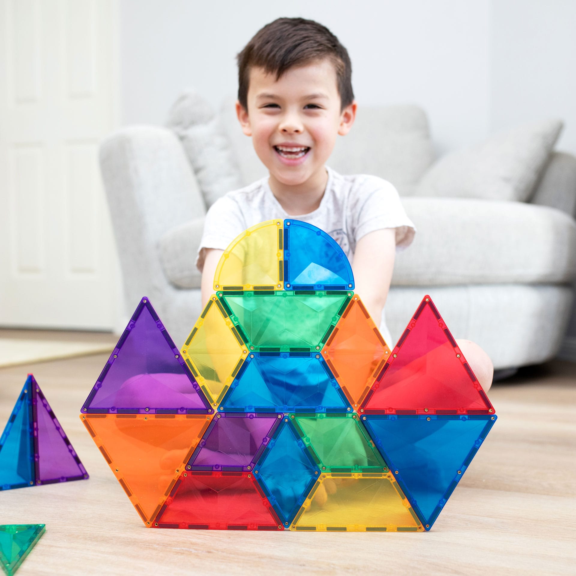Connetix 36 Piece Shape Expansion Pack - Rainbow - Little Reef and Friends