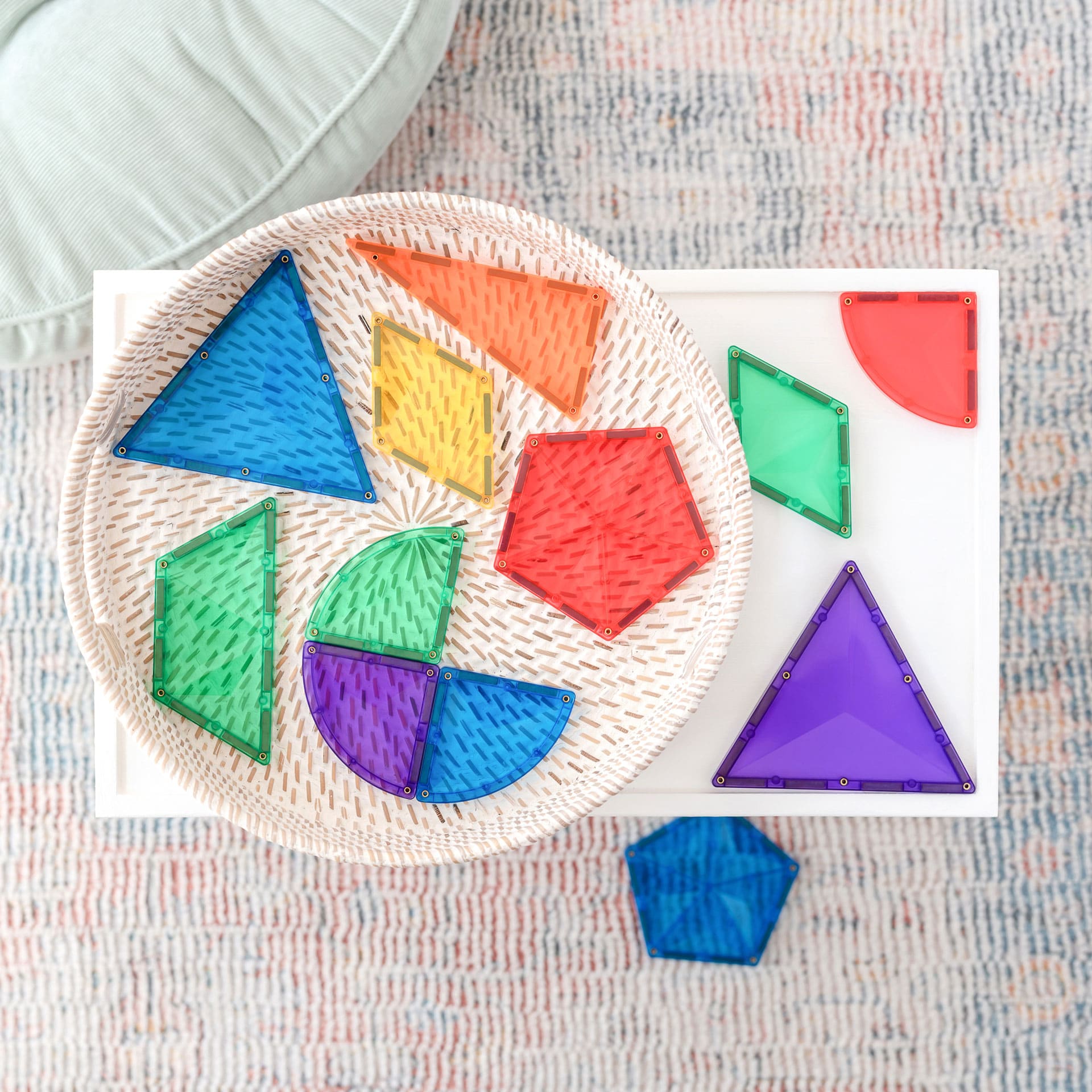 Connetix 36 Piece Shape Expansion Pack - Rainbow - Little Reef and Friends