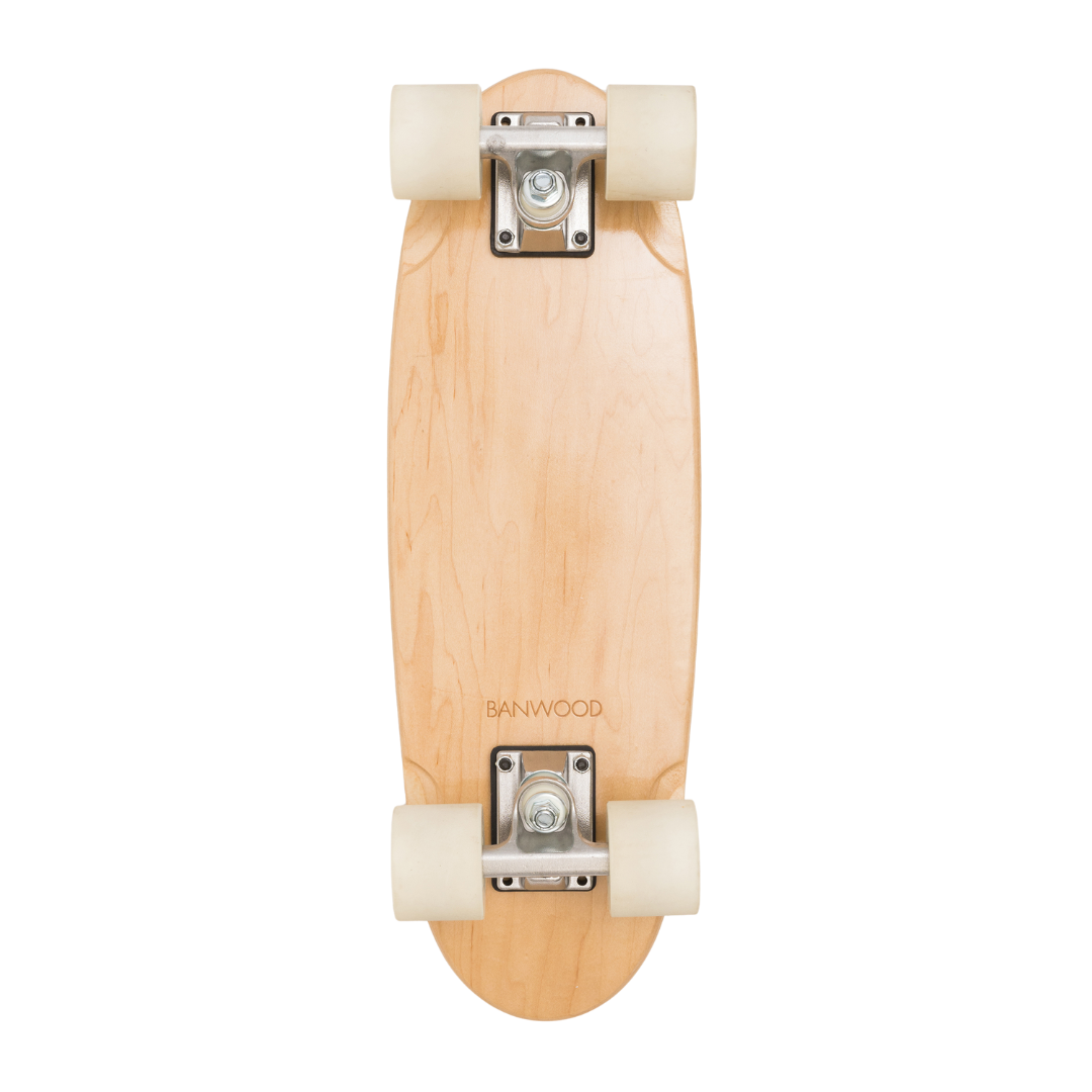 Banwood Skateboard - Green Stripes - Little Reef and Friends
