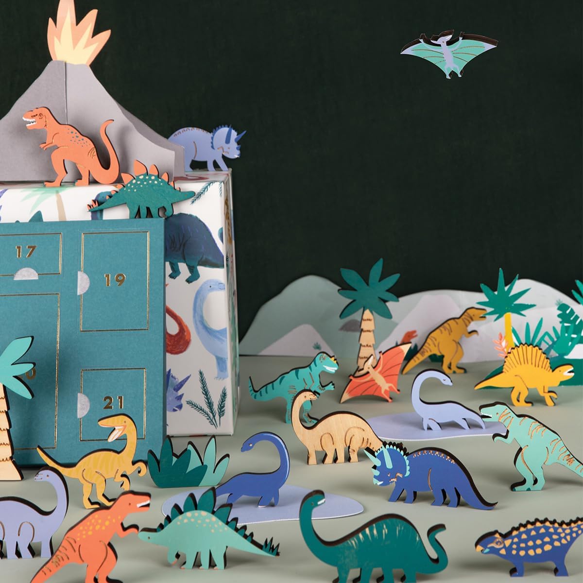 Meri Meri Advent Calendar - Dinosaur - Little Reef and Friends