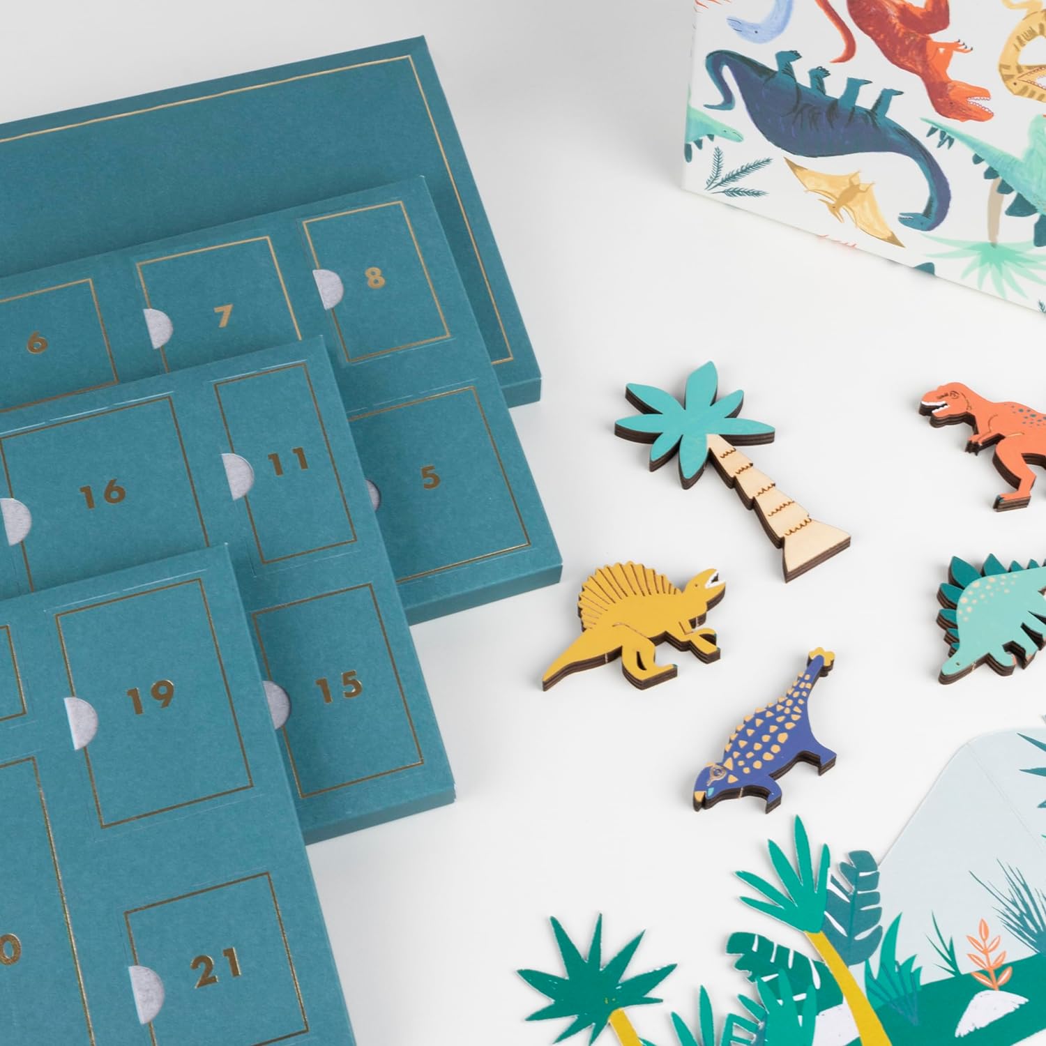 Meri Meri Advent Calendar - Dinosaur - Little Reef and Friends