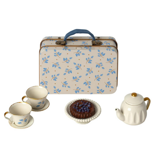 Afternoon Tea Set | Mouse - Blue Madelaine - Little Reef and Friends