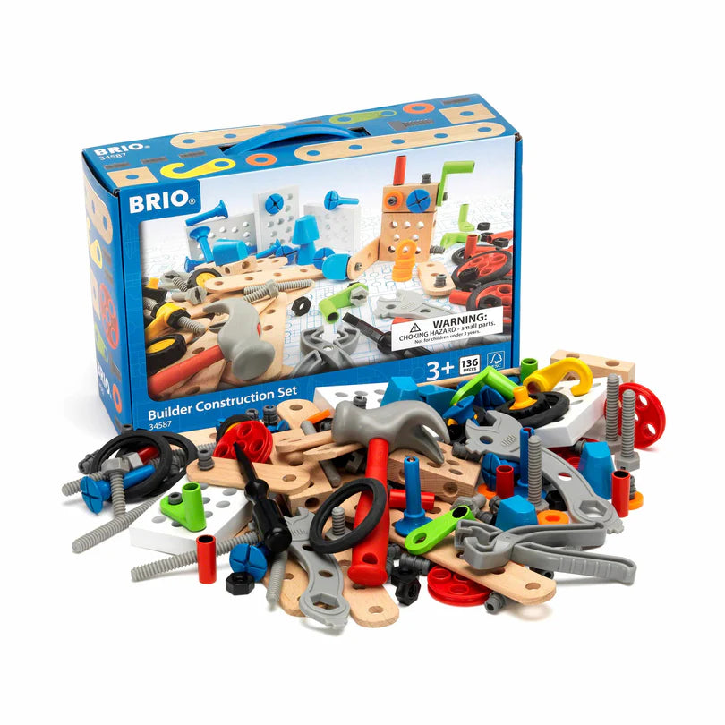 BRIO Builder - Construction Set | 136 pcs - Little Reef and Friends