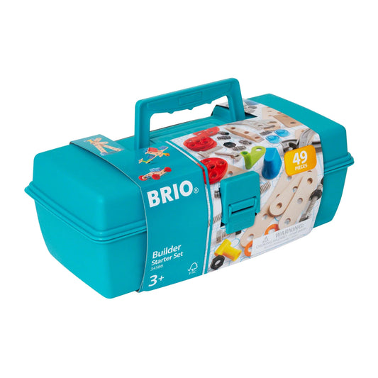 BRIO Builder - Starter Set in Toolbox | 49 pcs - Little Reef and Friends