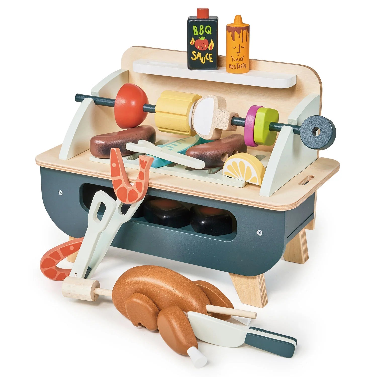Tender Leaf Toys Barbeque Play Set - Little Reef and Friends