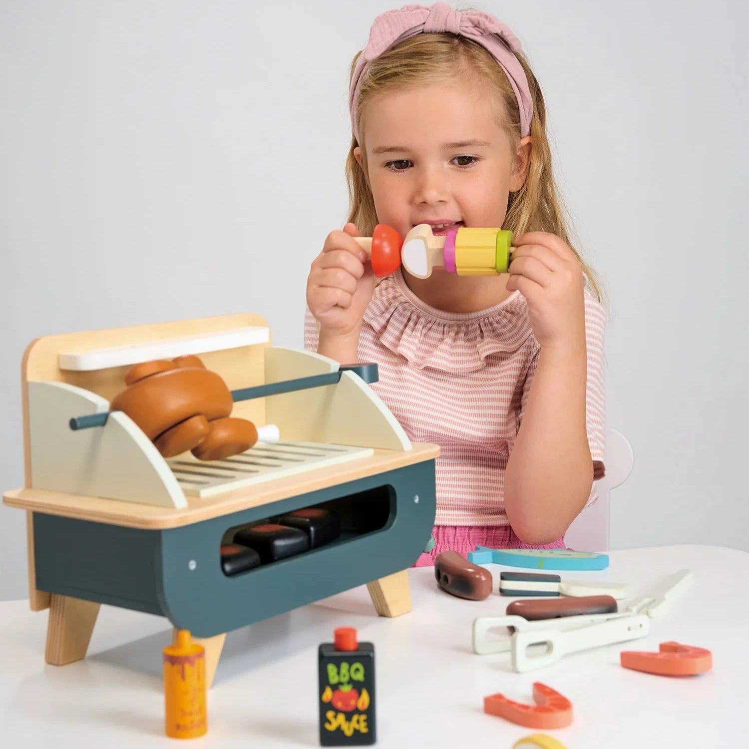 Tender Leaf Toys Barbeque Play Set - Little Reef and Friends