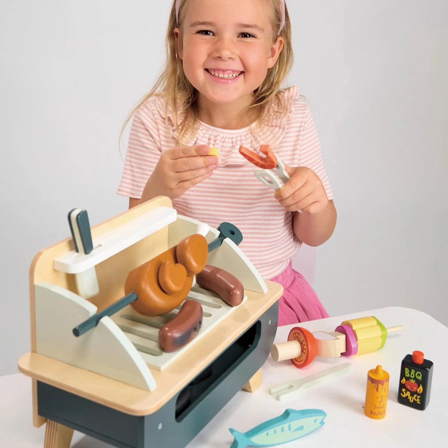 Tender Leaf Toys Barbeque Play Set - Little Reef and Friends