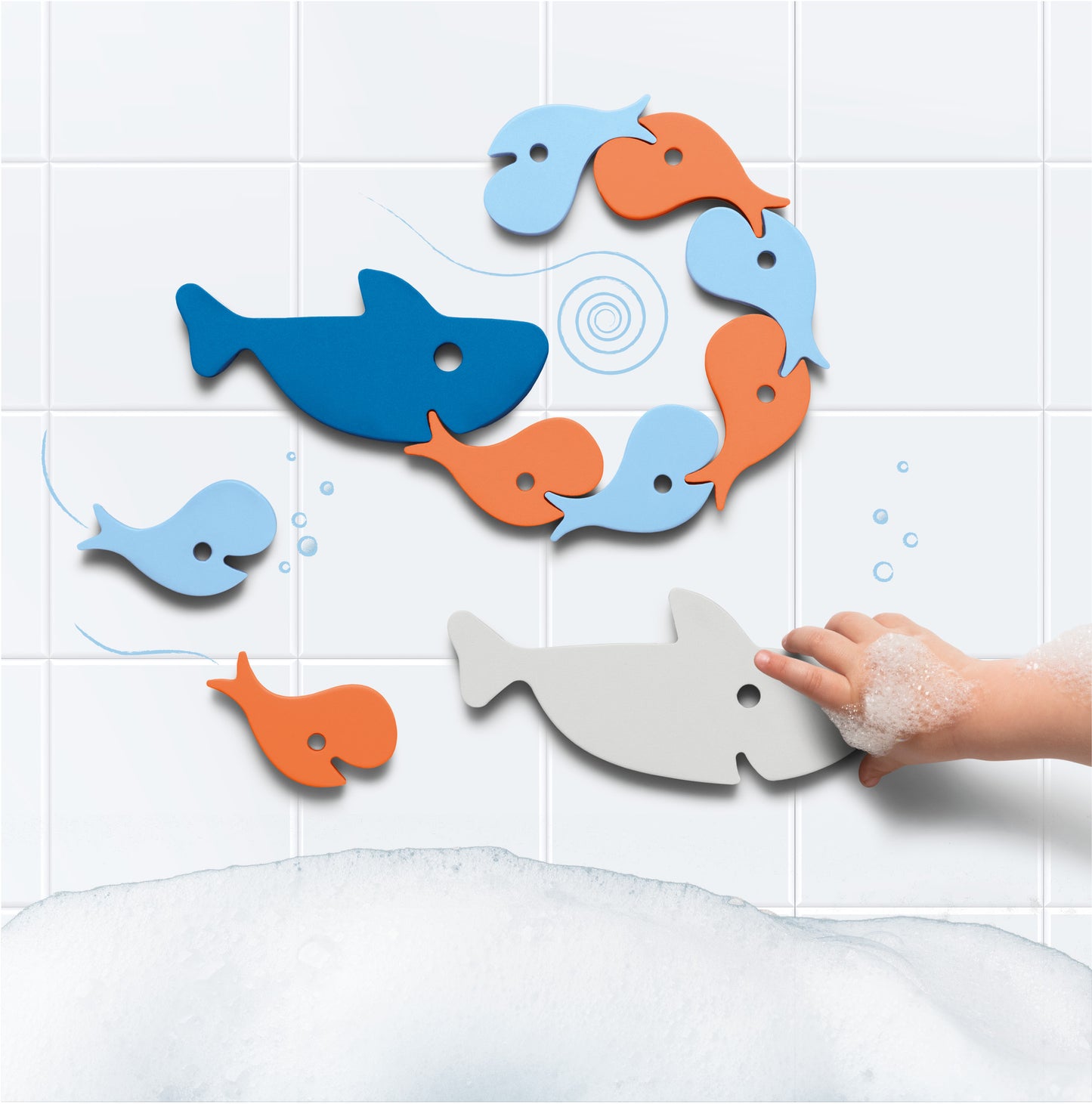 Quut Bath Puzzle - Shark - Little Reef and Friends