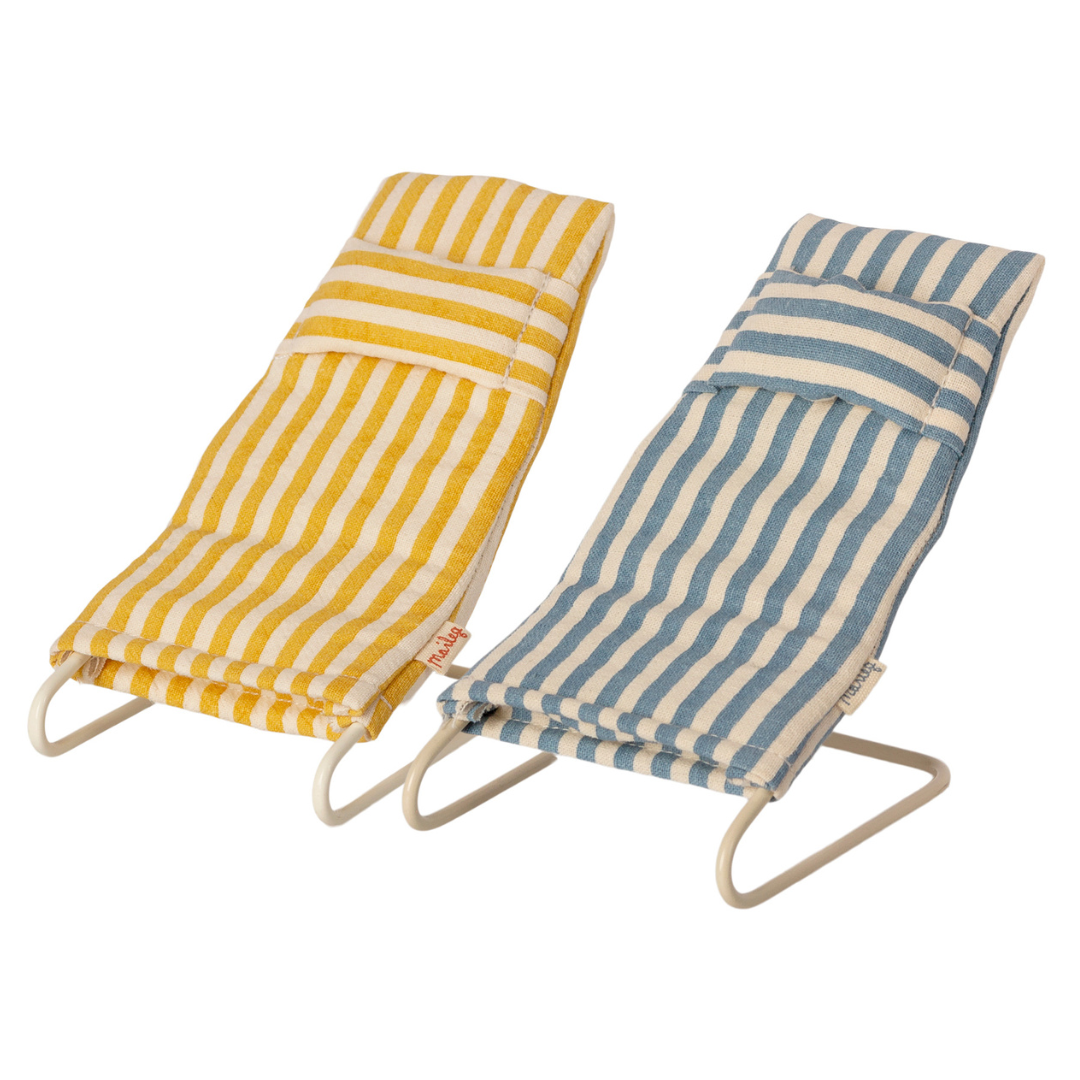 Maileg Beach Chair Set | Mouse - Little Reef and Friends
