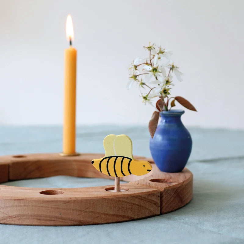Grimm's Candle Holder Decoration - Bee - Little Reef and Friends