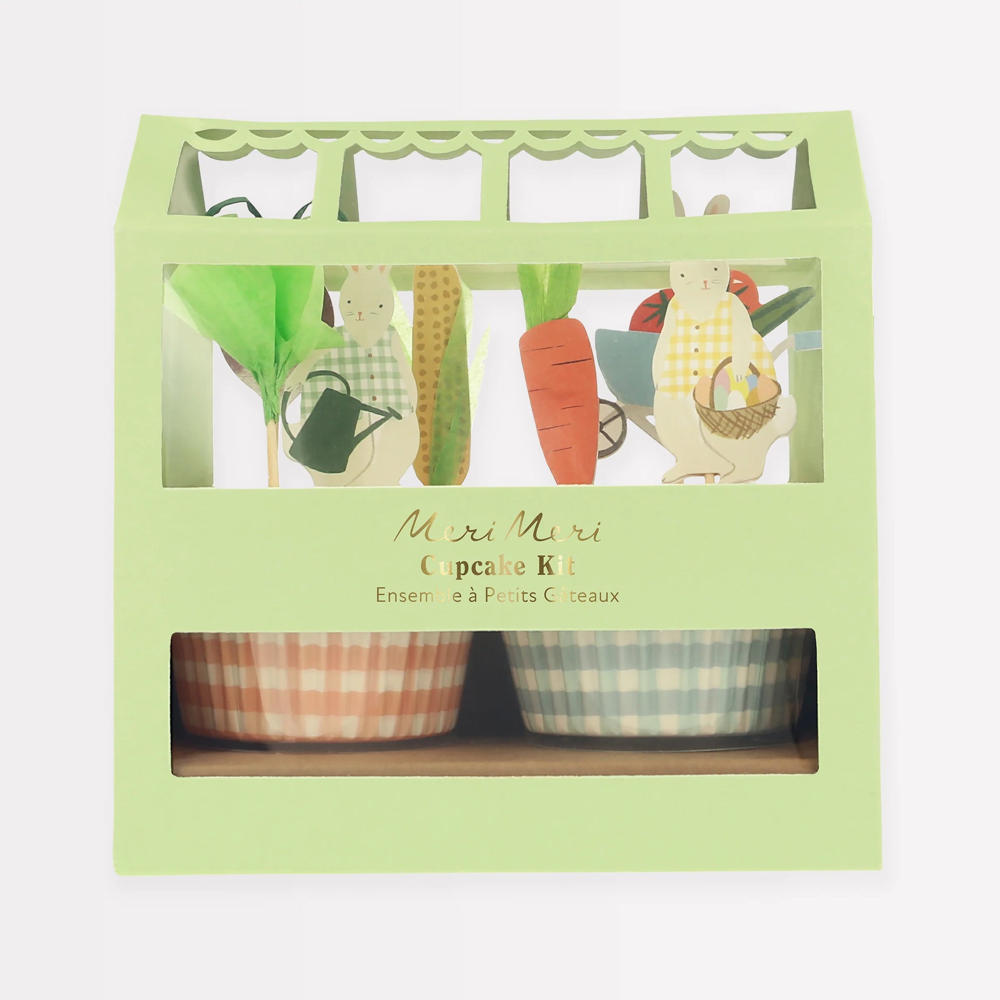 Meri Meri Bunny Greenhouse Cupcake Kit - Little Reef and Friends